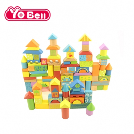 Colored castle blocks